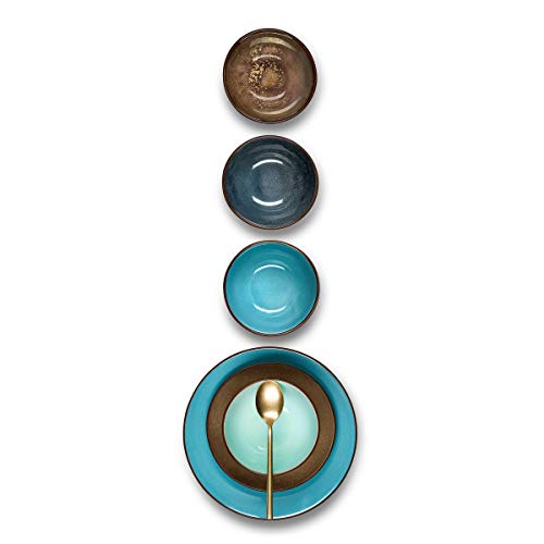m-dard-de-noblat-feeling-6-assiettes-plates-gr-s-bronze-26-5cm image 5