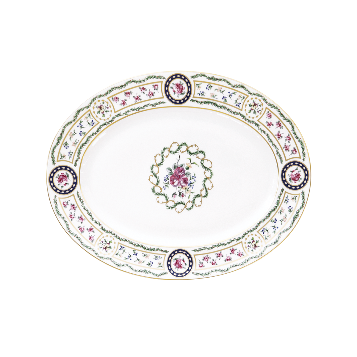 haviland-louveciennes-plat-ovale-porcelaine-limoges image 1