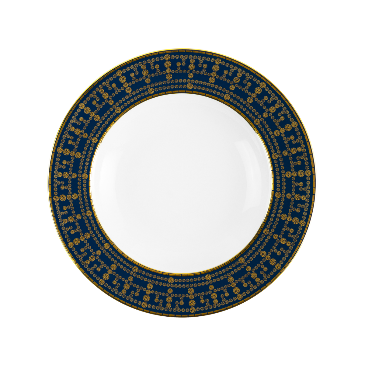 haviland-tiara-assiette-creuse-aile-bleu-de-prusse-or image 1