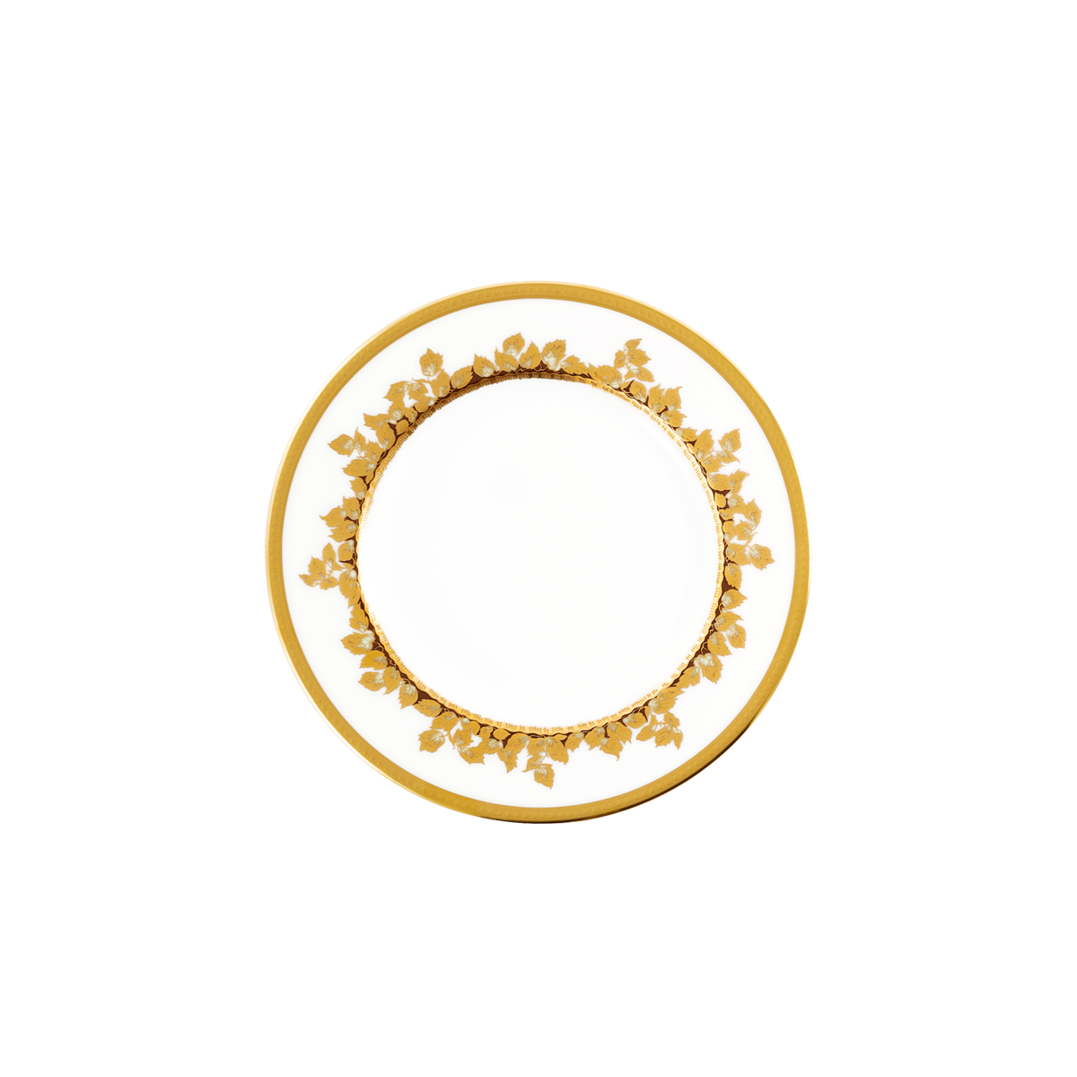 haviland-feuille-d-or-assiette-pain-or image 1