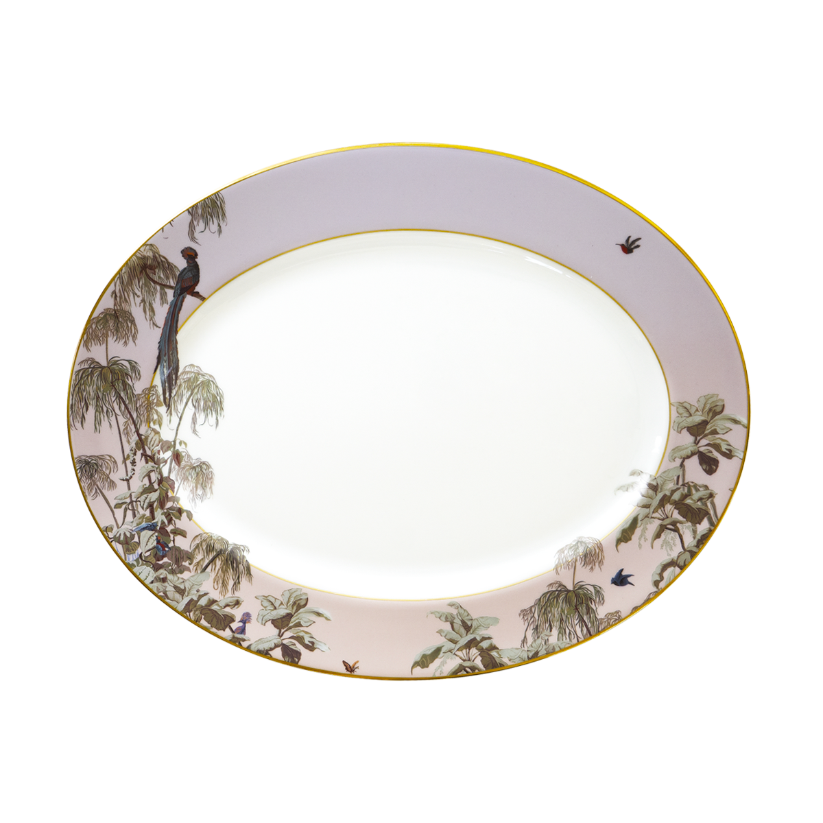 haviland-le-br-sil-plat-ovale-porcelaine-tropical image 1