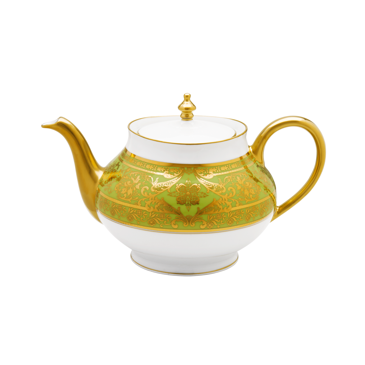 haviland-matignon-th-i-re-boule-vert-pomme-or-porcelaine image 1