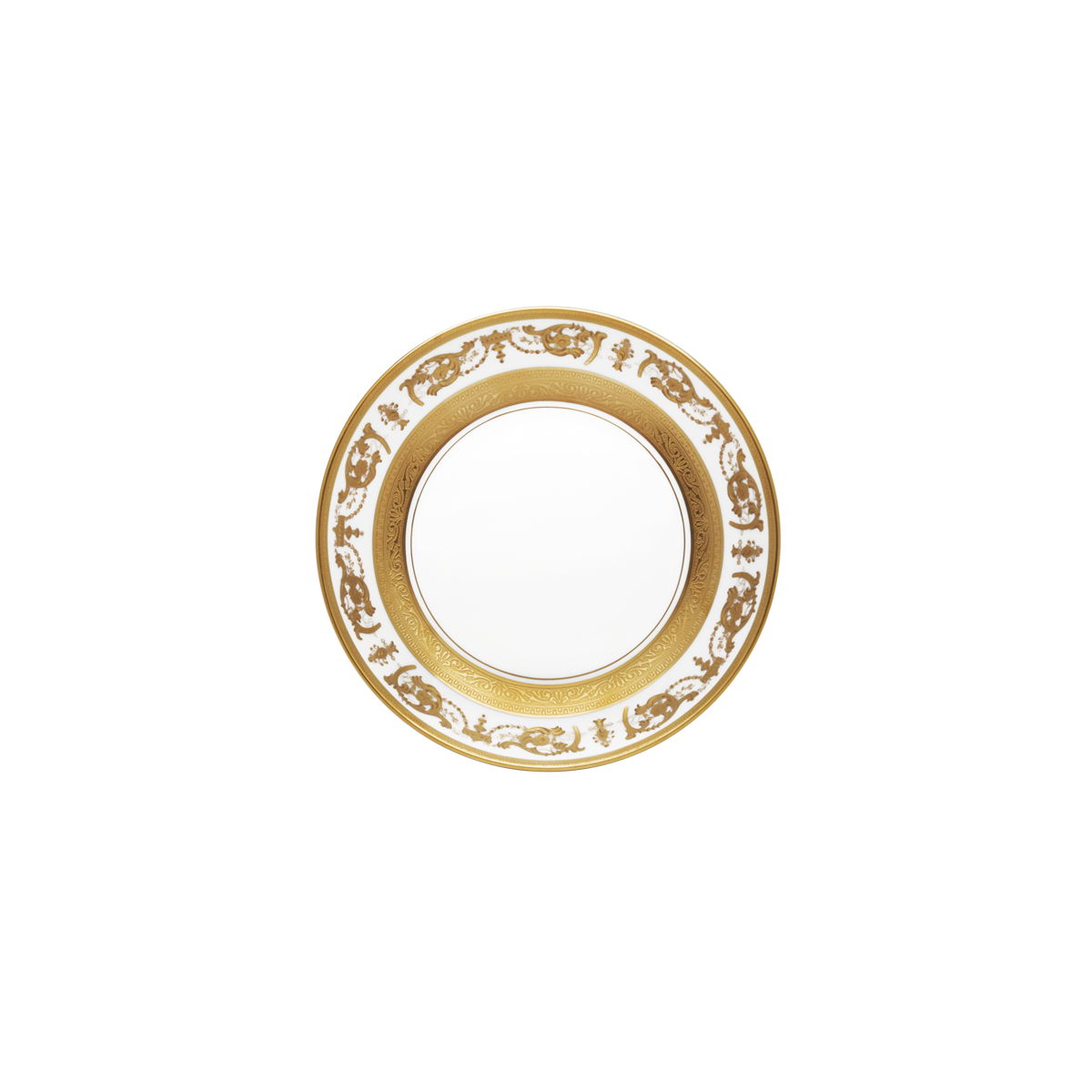 haviland-imp-rator-assiette-creuse-porcelaine-blanc-or image 1