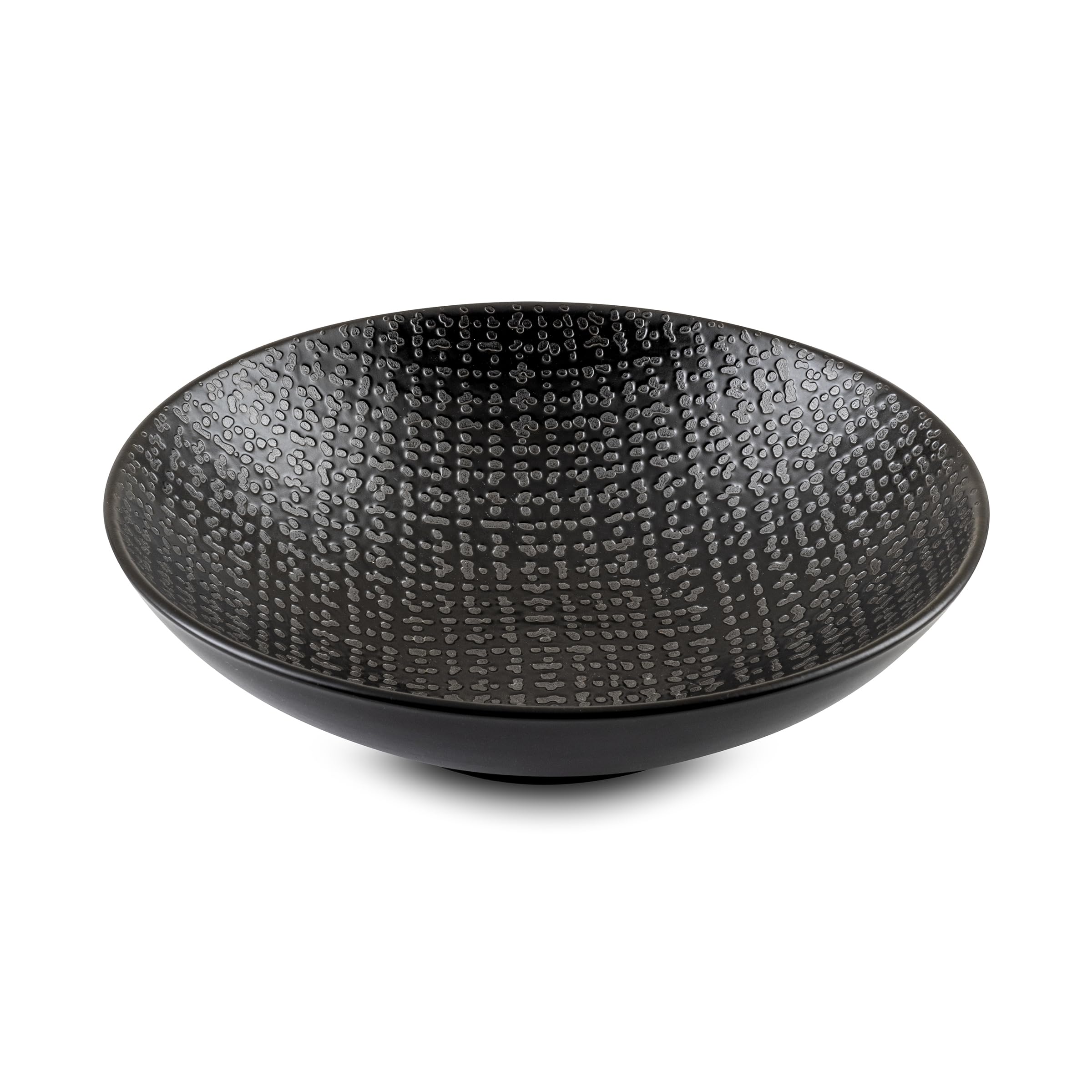 m-dard-de-noblat-tweed-noir-service-18-assiettes-gr-s-noir image 4