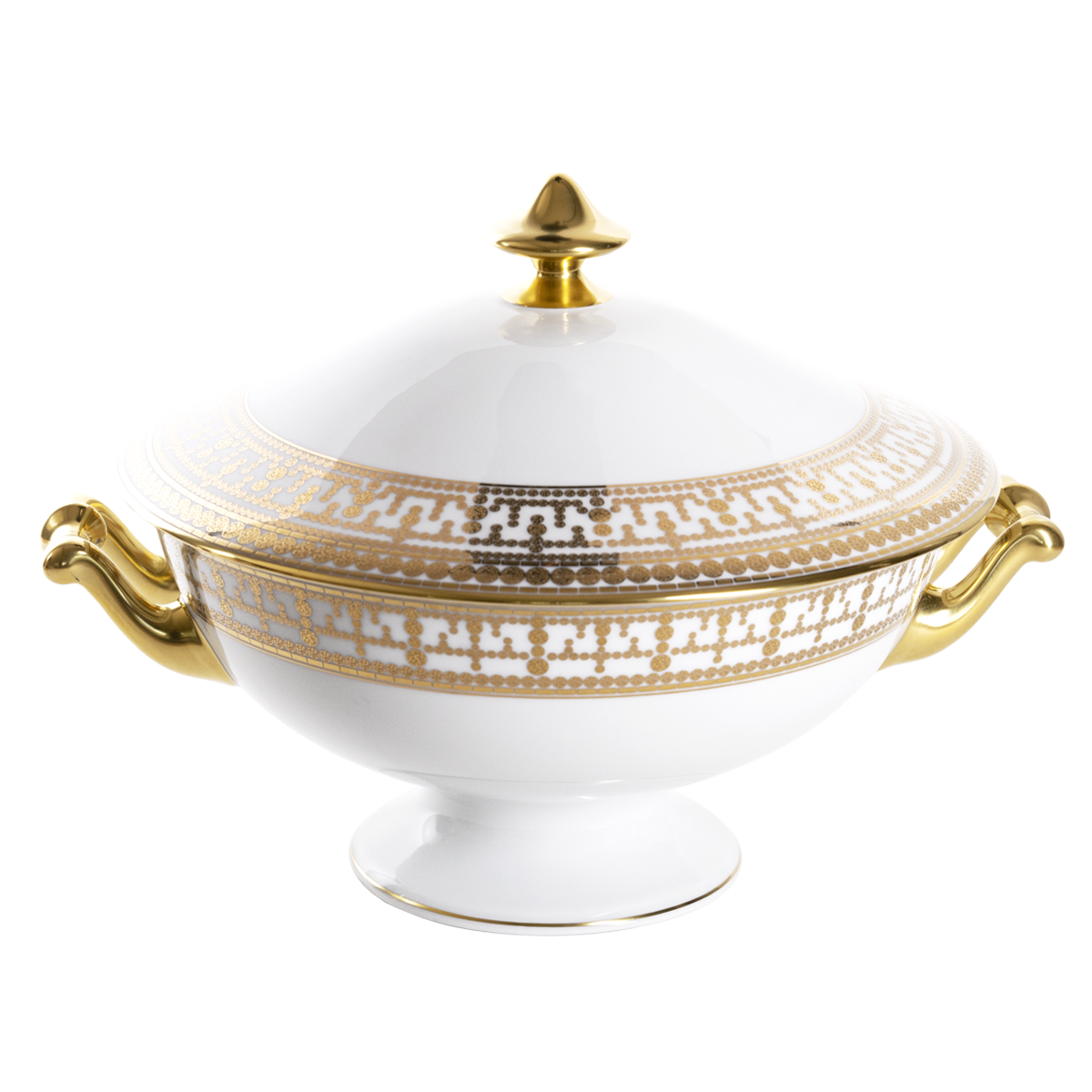 haviland-tiara-soupi-re-porcelaine-blanc-or image 1