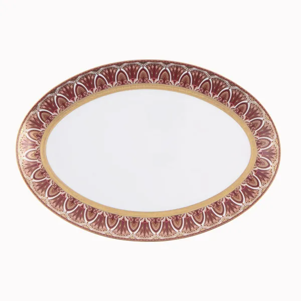 haviland-r-ves-du-nil-plat-ovale-38-cm-pourpre-or image 1