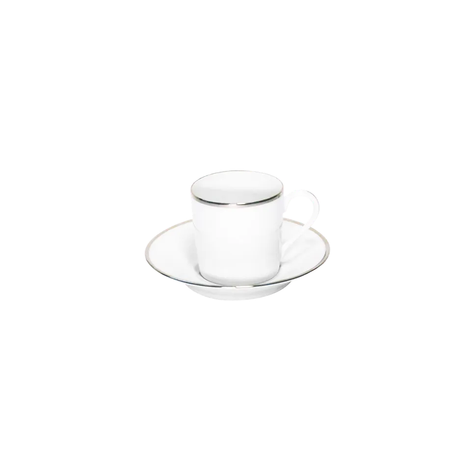 haviland-orsay-tasse-caf-et-soucoupe-platine-porcelaine image 1