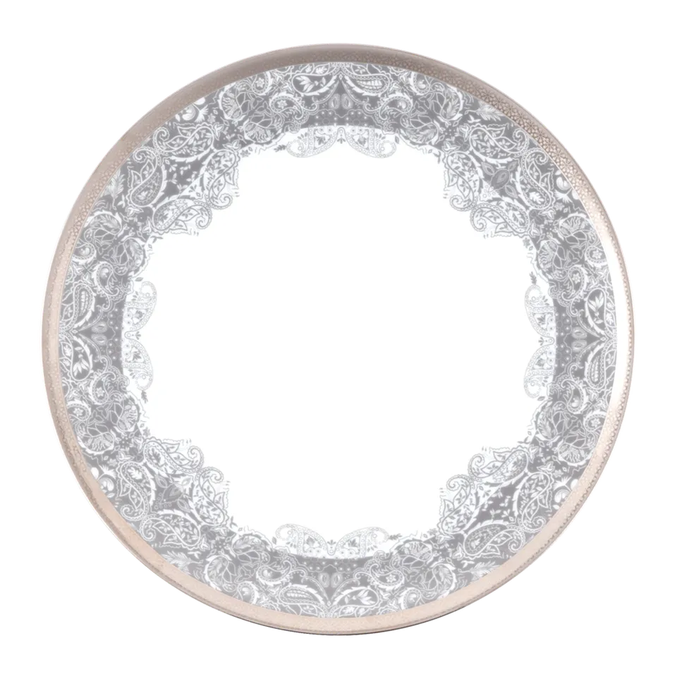 haviland-romane-assiette-d-ner-porcelaine-gris image 1