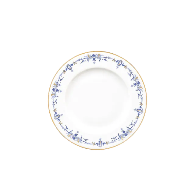 haviland-marthe-ritz-paris-assiette-pain-porcelaine-blanc image 1