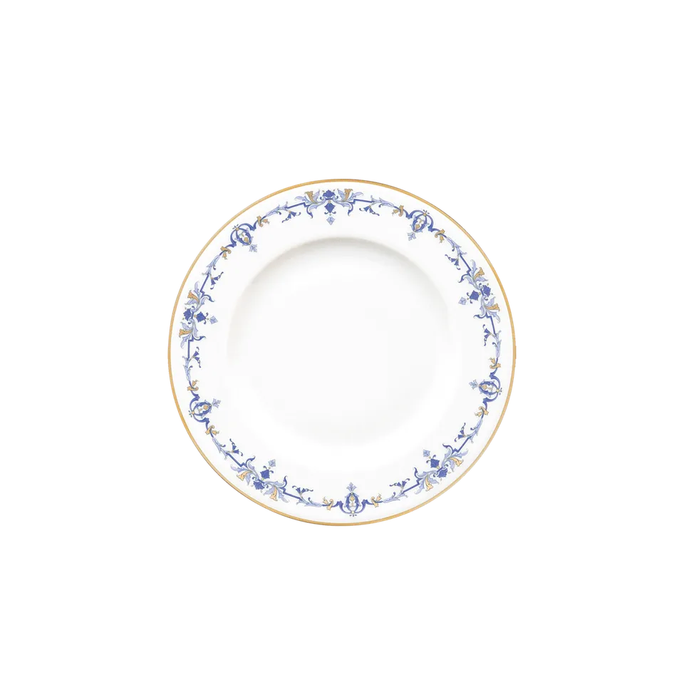haviland-marthe-ritz-paris-assiette-pain-porcelaine-blanc image 1