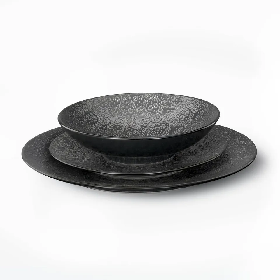 m-dard-de-noblat-nori-black-japan-service-18-assiettes-gr-s image 1