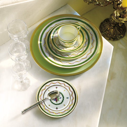 haviland-vieux-paris-vert-assiette-dessert-vert image 2