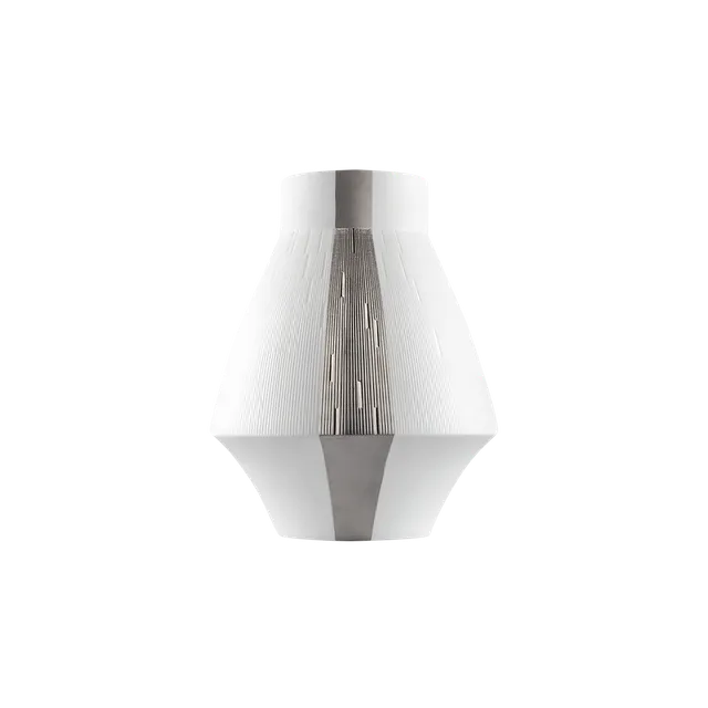 haviland-infini-vase-petit-mod-le-platine-porcelaine image 1