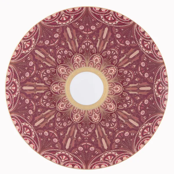 haviland-r-ves-du-nil-assiette-pr-sentation-pourpre-or image 1