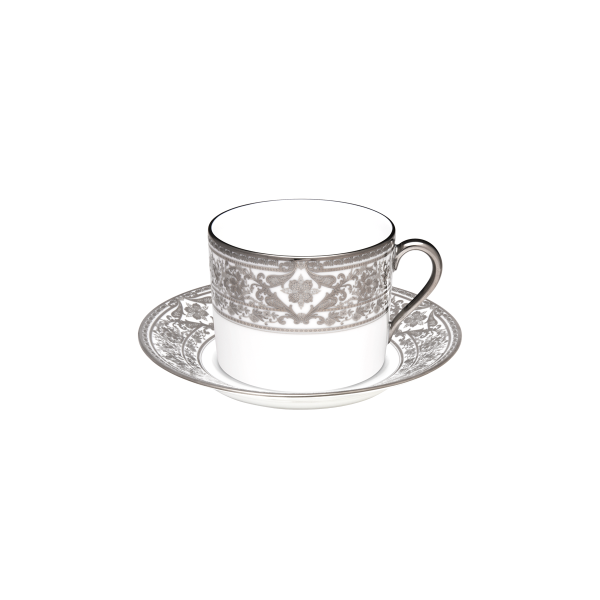 haviland-matignon-tasse-d-jeuner-blanc-platine-porcelaine image 1