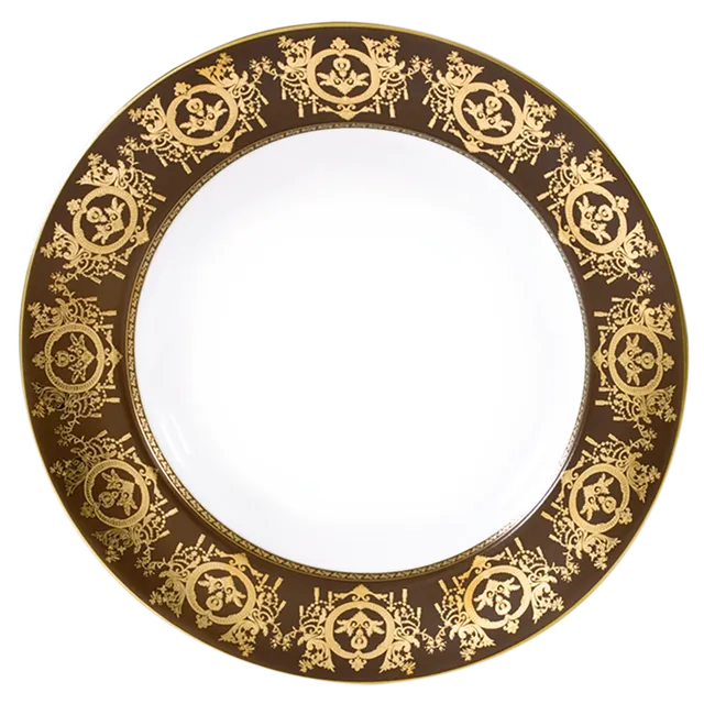 haviland-ritz-imp-rial-plat-rond-creux-bronze image 1