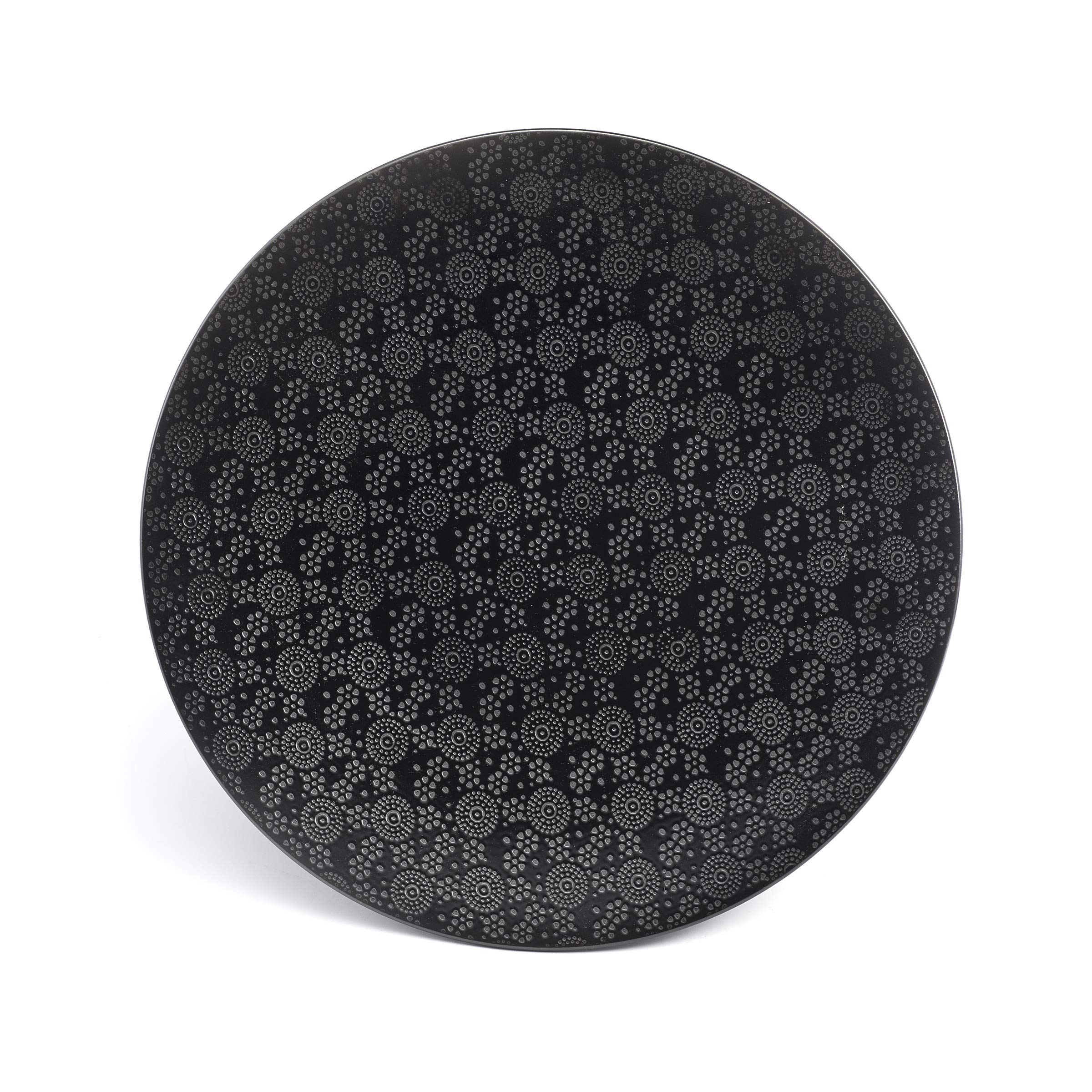 m-dard-de-noblat-nori-black-japan-assiettes-plates-27-cm-lot-6 image 1