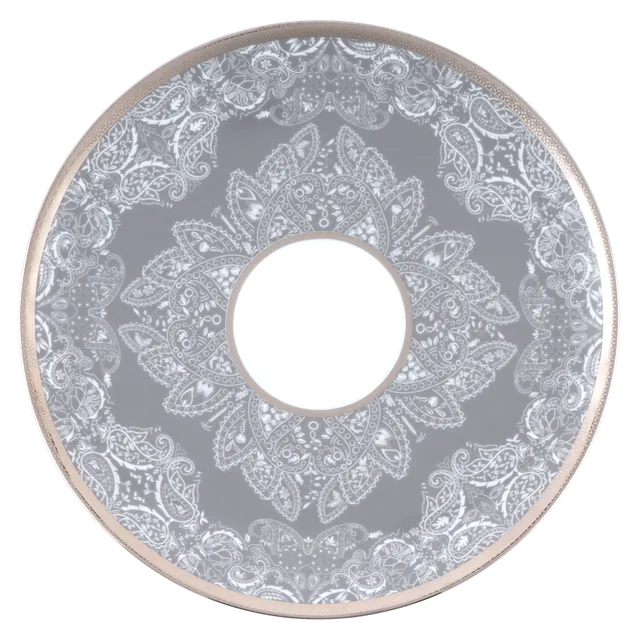 haviland-romane-assiette-pr-sentation-porcelaine-gris image 1
