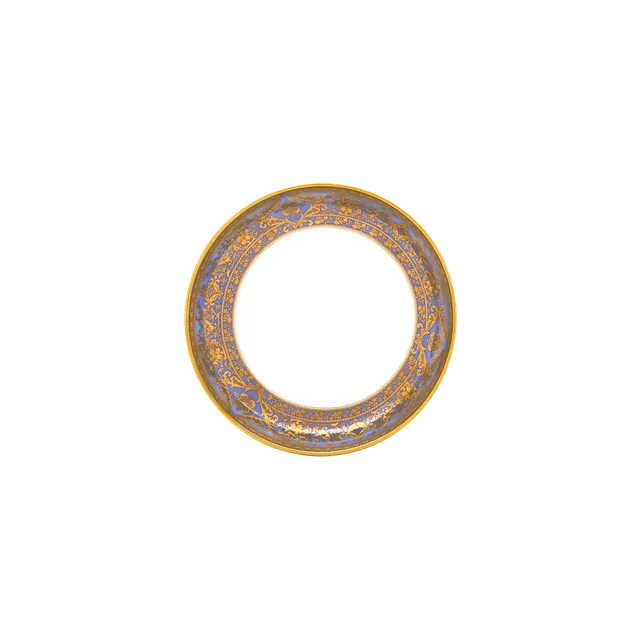 haviland-matignon-assiette-creuse-calotte-lavande-or-porcelaine image 1
