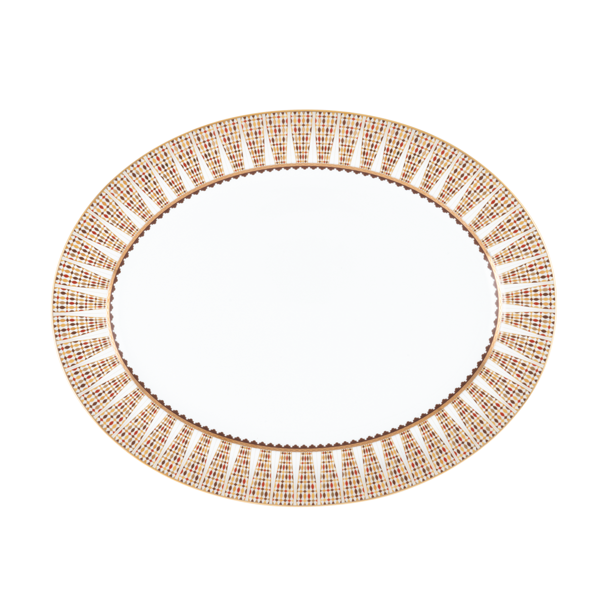 haviland-cavalier-royal-plat-ovale-porcelaine-blanche image 1