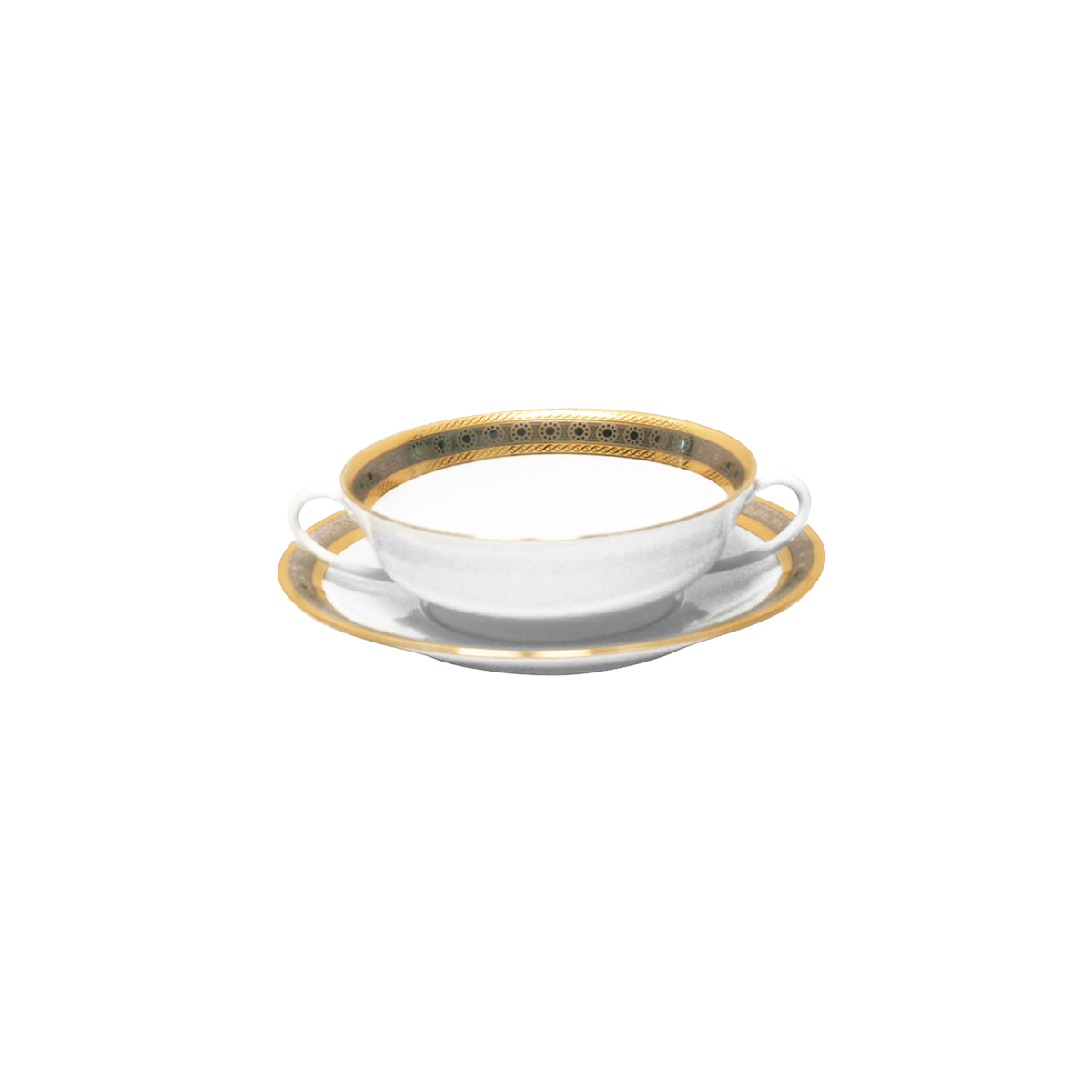 haviland-place-vend-me-bol-bouillon-et-soucoupe-porcelaine-blanche image 1