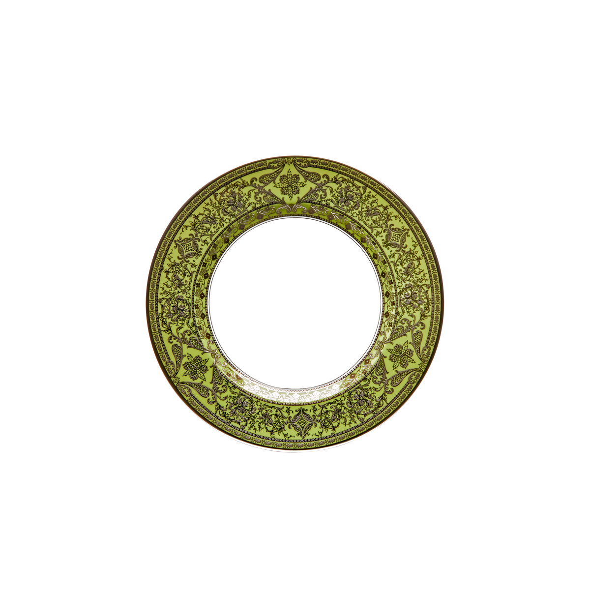 haviland-matignon-assiette-pain-vert-pomme-platine image 1