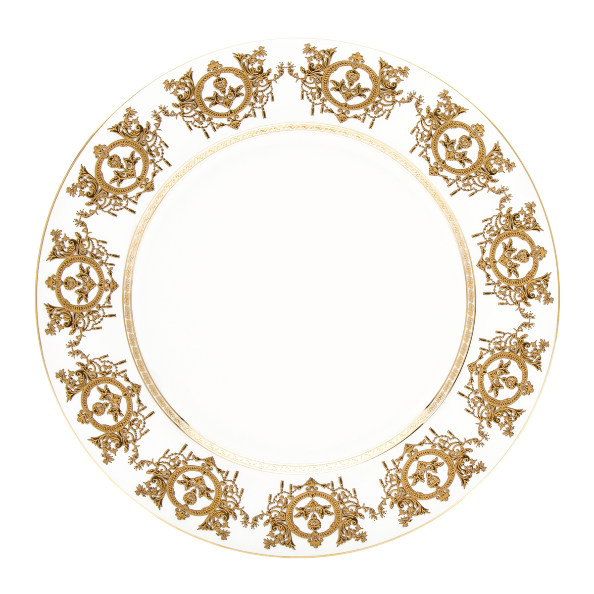haviland-ritz-imp-rial-assiette-d-ner-porcelaine-blanc image 1
