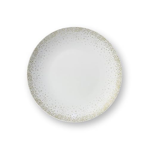 m-dard-de-noblat-byblos-6-assiettes-dessert-porcelaine-blanc-dor image 5