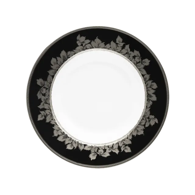 haviland-feuille-de-platine-assiette-creuse-aile-porcelaine image 1