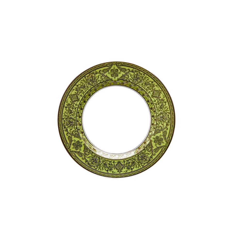 haviland-matignon-assiette-pain-vert-pomme-platine image 1