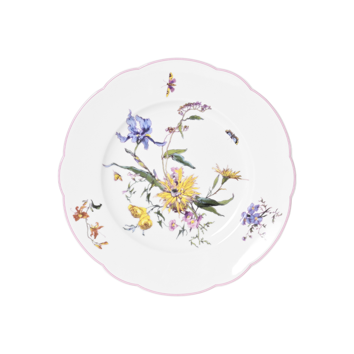 haviland-h-ritage-assiette-dessert-fleurs-d-auteuil-porcelaine image 1