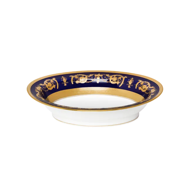 haviland-imp-rator-compotier-porcelaine-bleu-et-or image 1