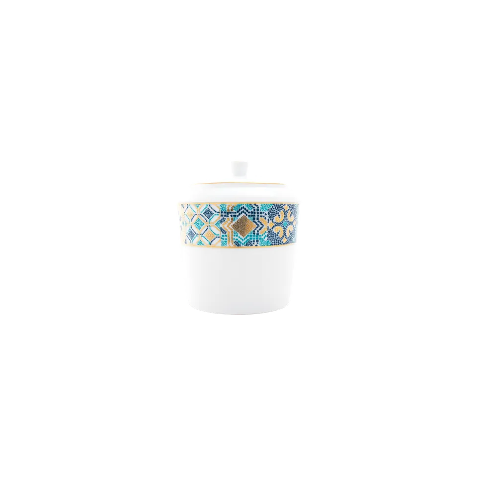 haviland-portofino-sucrier-porcelaine-blanc image 1
