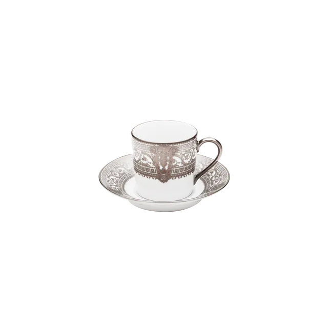 haviland-salon-murat-tasse-caf-soucoupe-blanc-platine image 1