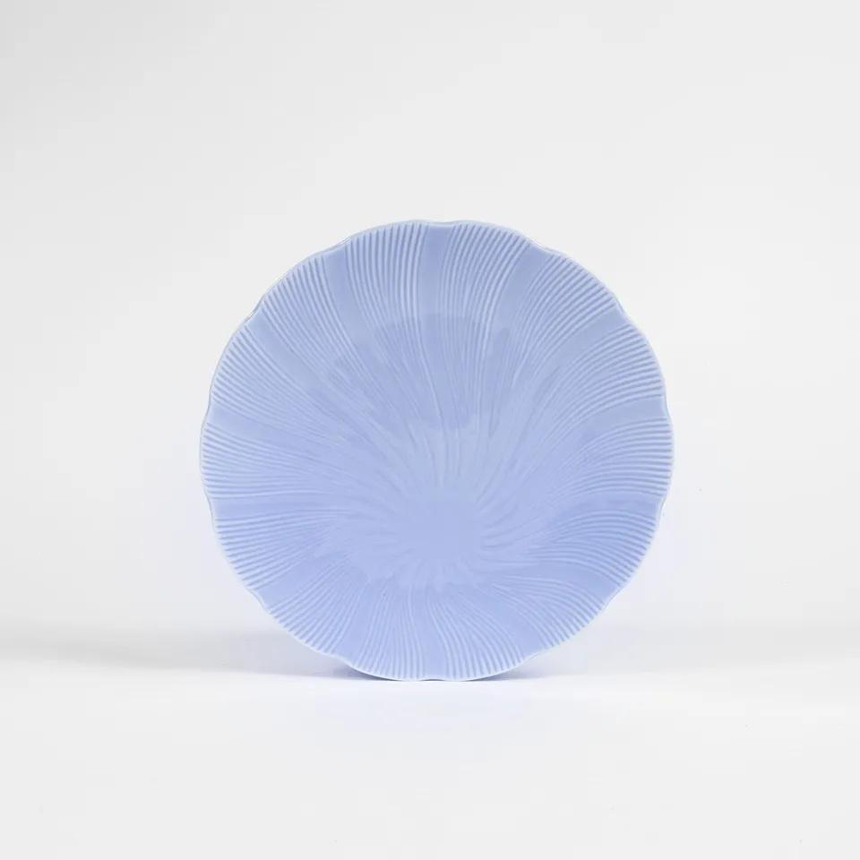 ogre-la-fabrique-tahiti-assiette-plate-porcelaine-bleu-25-cm image 1