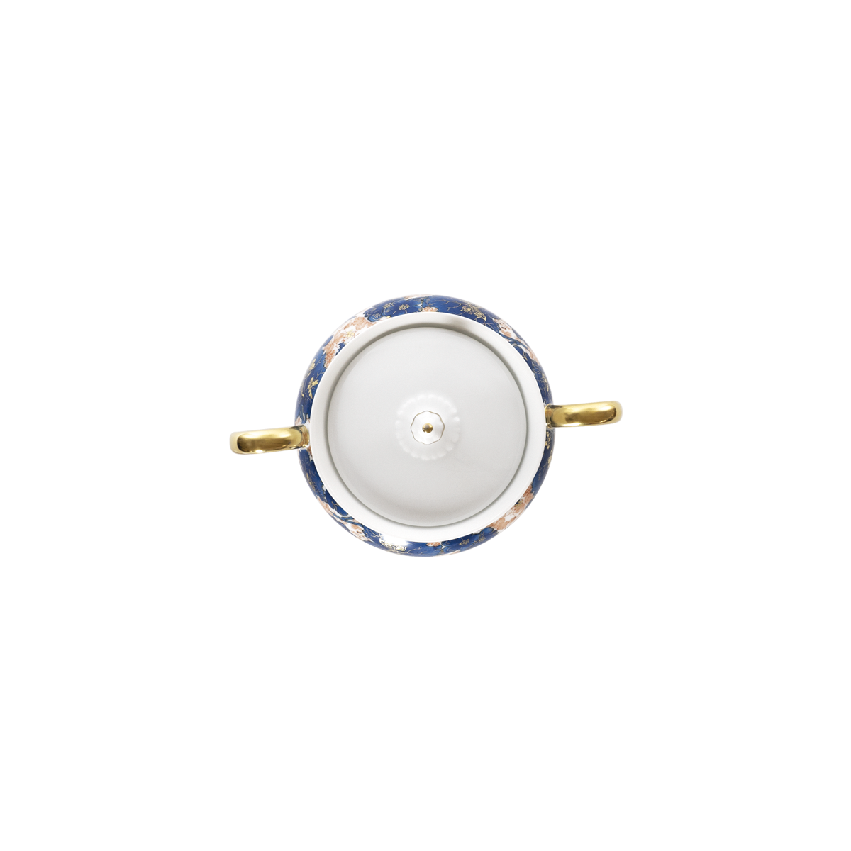 haviland-dammouse-sucrier-porcelaine-blanc-couvercle image 3