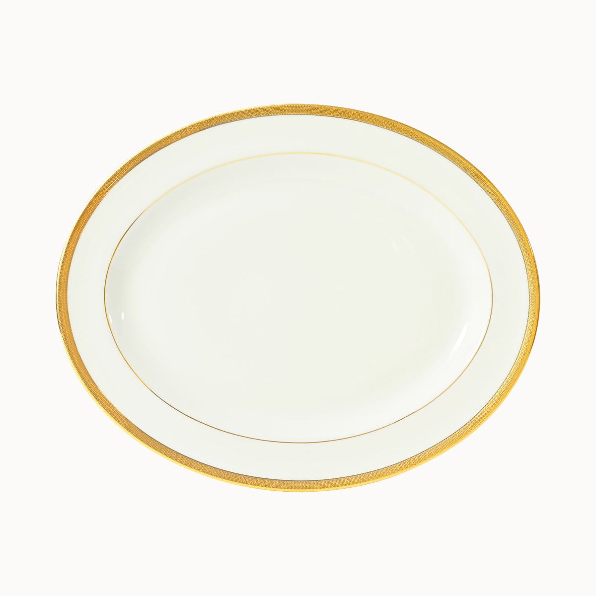 haviland-op-ra-or-plat-ovale-porcelaine-filet-or image 1