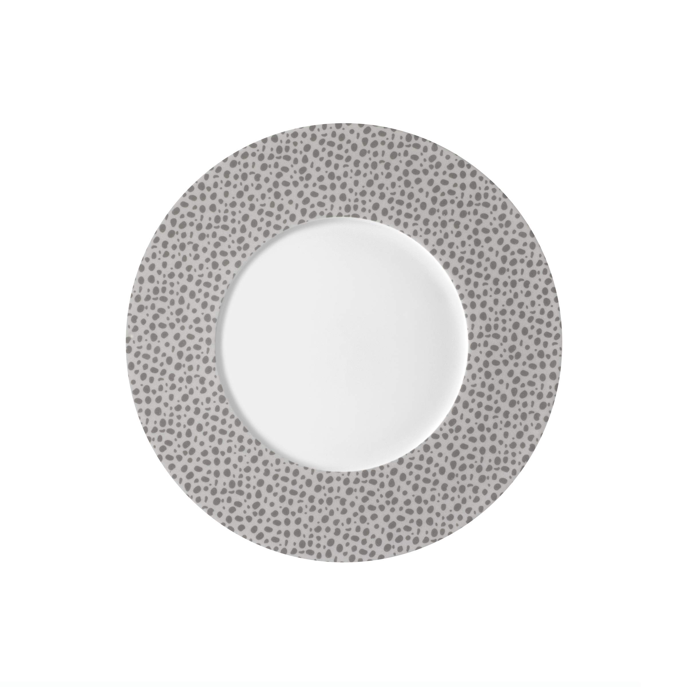 m-dard-de-noblat-baghera-assiette-dessert-23-cm-lot-6-platine-porcelaine image 1
