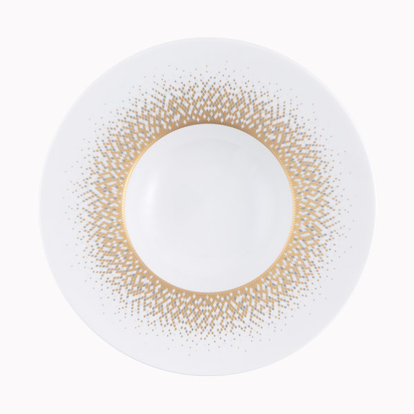 haviland-souffle-d-or-assiette-creuse-aile-large-porcelaine image 1