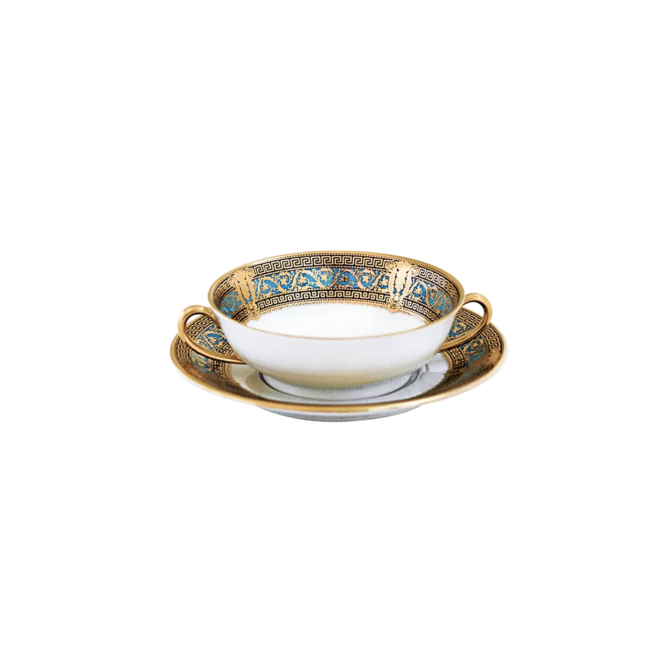 haviland-salon-murat-bol-bouillon-porcelaine-bleu-ciel-or image 1