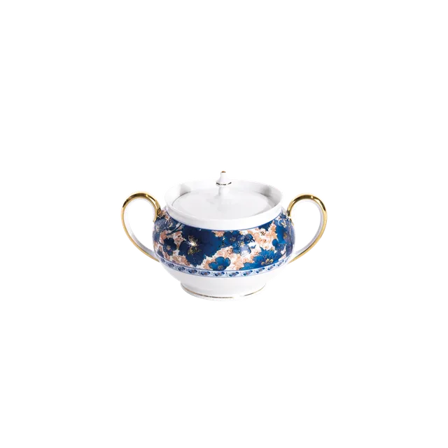 haviland-dammouse-sucrier-porcelaine-blanc-couvercle image 1
