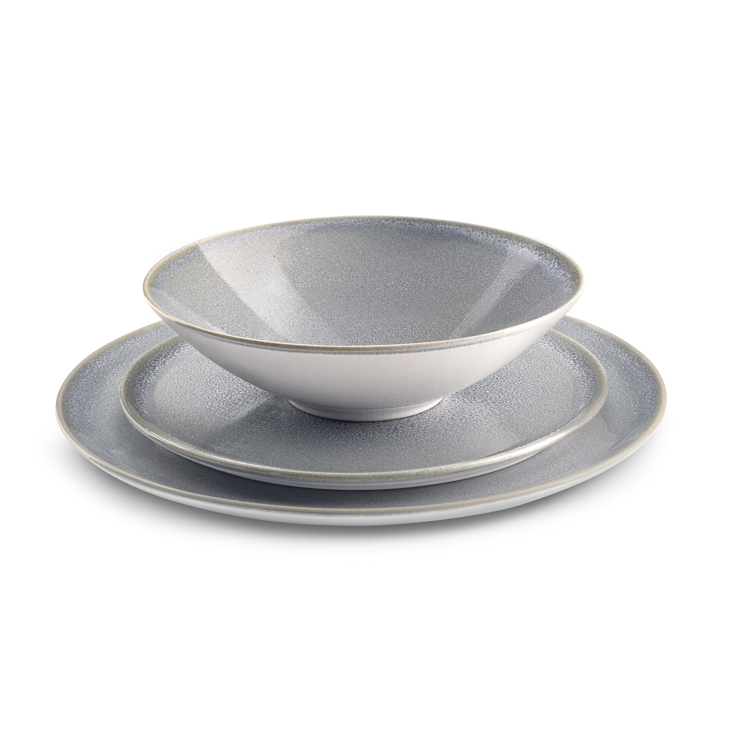m-dard-de-noblat-yumi-service-18-assiettes-gr-s-gris-6-pers image 1