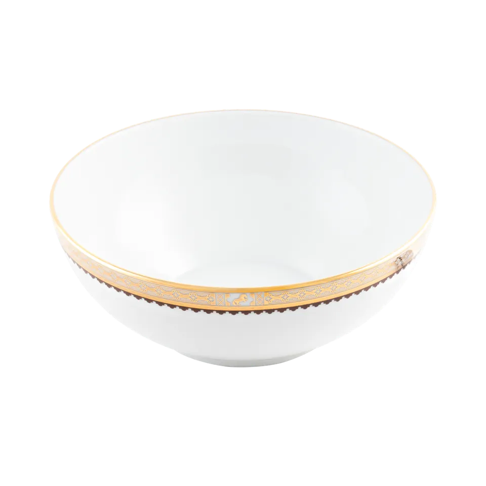 haviland-cavalier-royal-saladier-porcelaine-blanc image 1