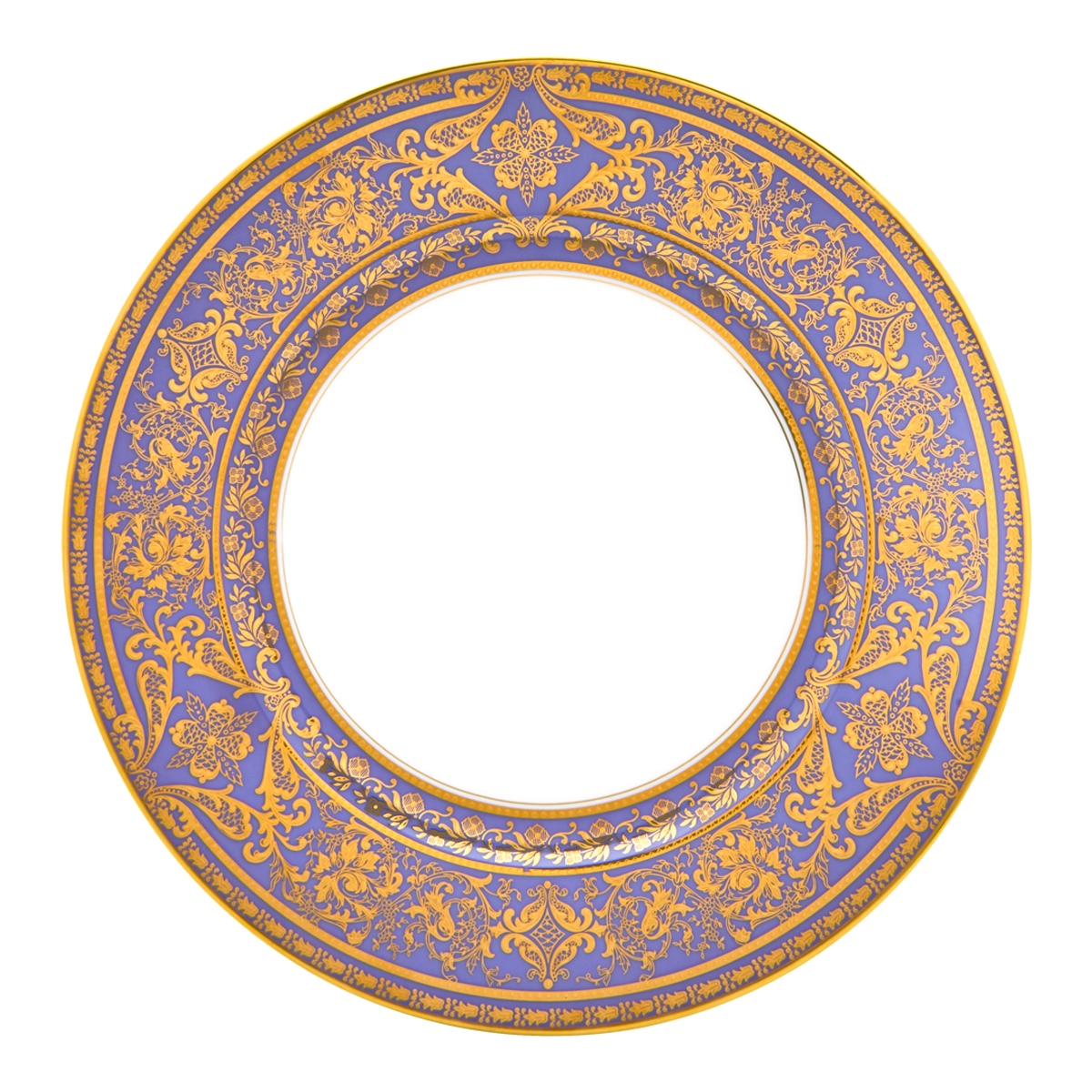 haviland-matignon-assiette-d-ner-lavande-or-porcelaine image 1