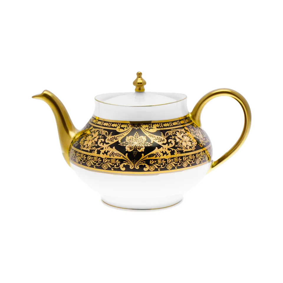 haviland-matignon-th-i-re-boule-porcelaine-noir-or image 1