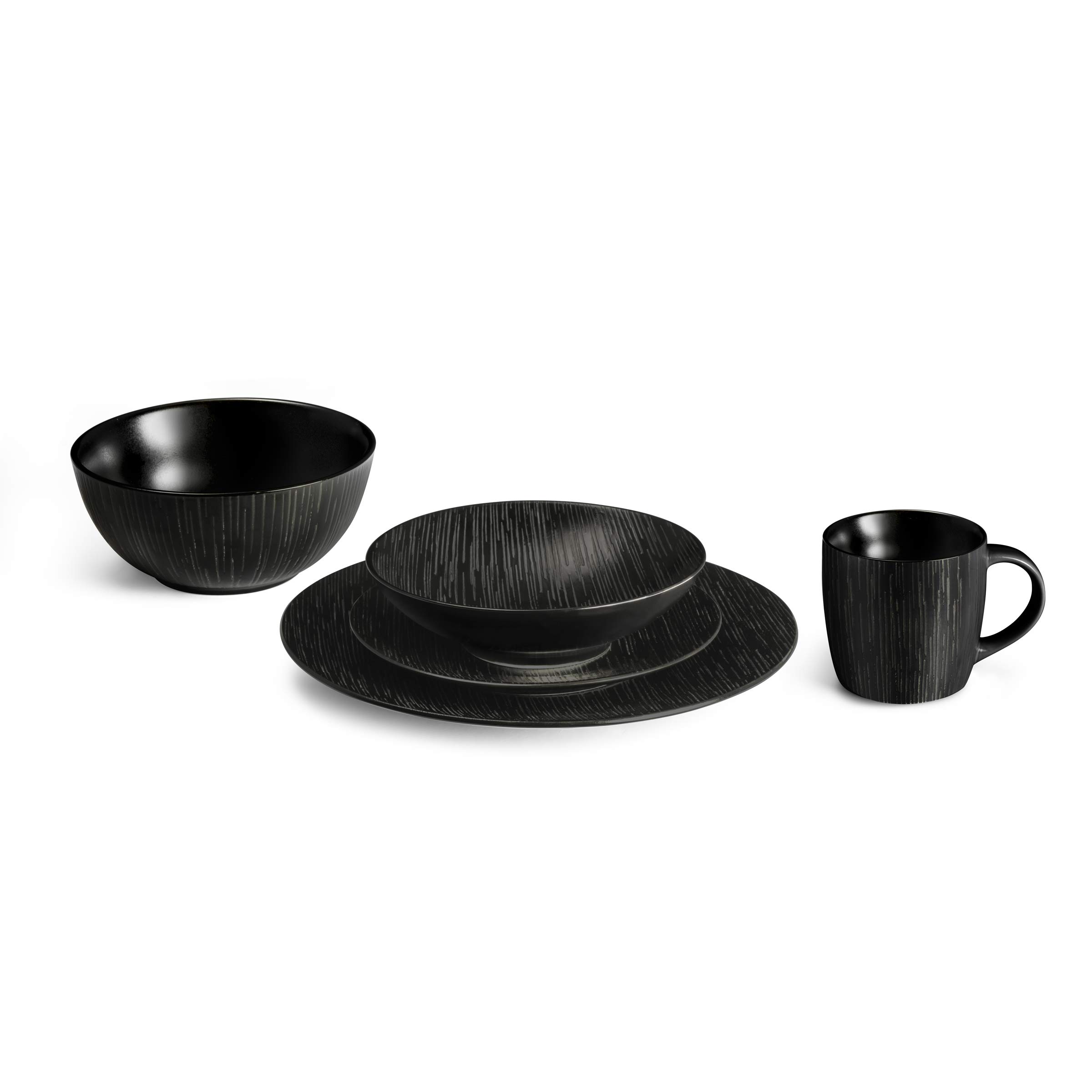 m-dard-de-noblat-magma-6-assiettes-plates-gr-s-noir-27-cm image 3
