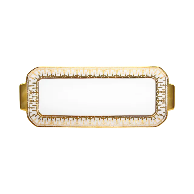 haviland-tiara-plat-cake-blanc-or-porcelaine image 1