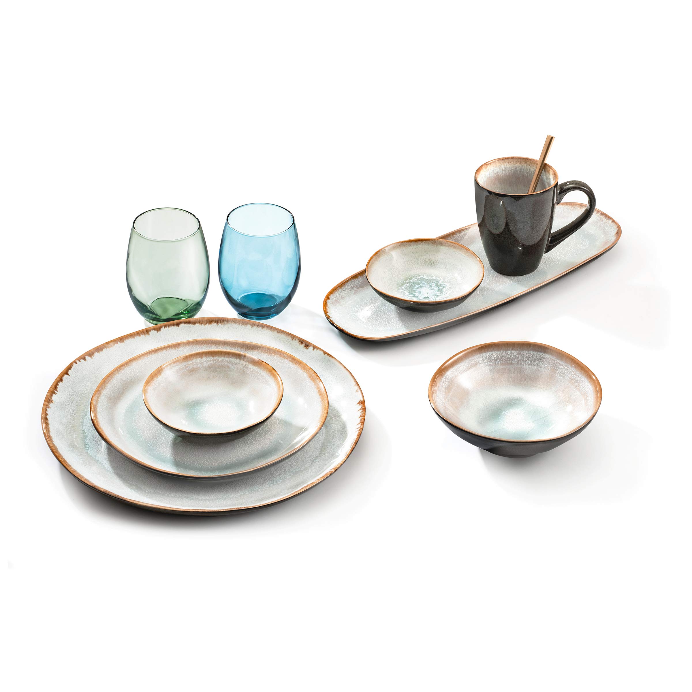 m-dard-de-noblat-shadow-plat-ovale-23-cm-lot-6-bleu-gr-s image 2