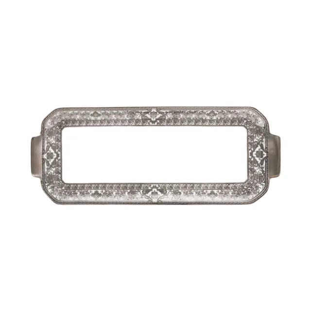 haviland-matignon-plat-cake-blanc-platine-porcelaine image 1
