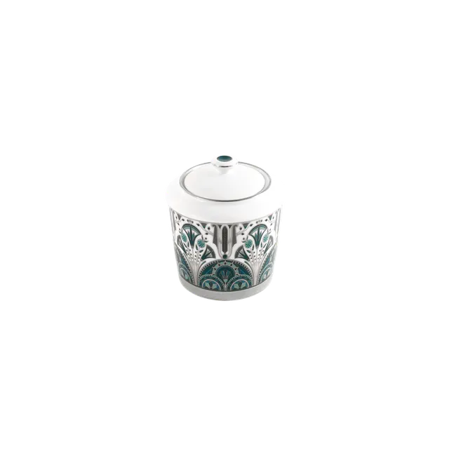 haviland-r-ves-du-nil-sucrier-porcelaine-vert-platine image 1